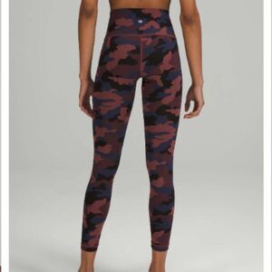 NWOT LULULEMON WUNDER UNDER HIGH RISE TIGHT 25" CAMO - SIZE 12
